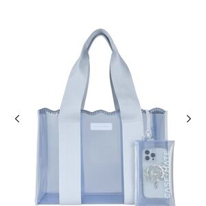 Case-Mate Carolina Blue Jelly Tote NWT
